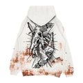 Think Twice (Rusty Bleached) - Oversized Hoodie (350GSM)