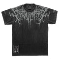 Reign Of Blood (Grey Acid Washed) - Heavy Oversized T-Shirt (250GSM)