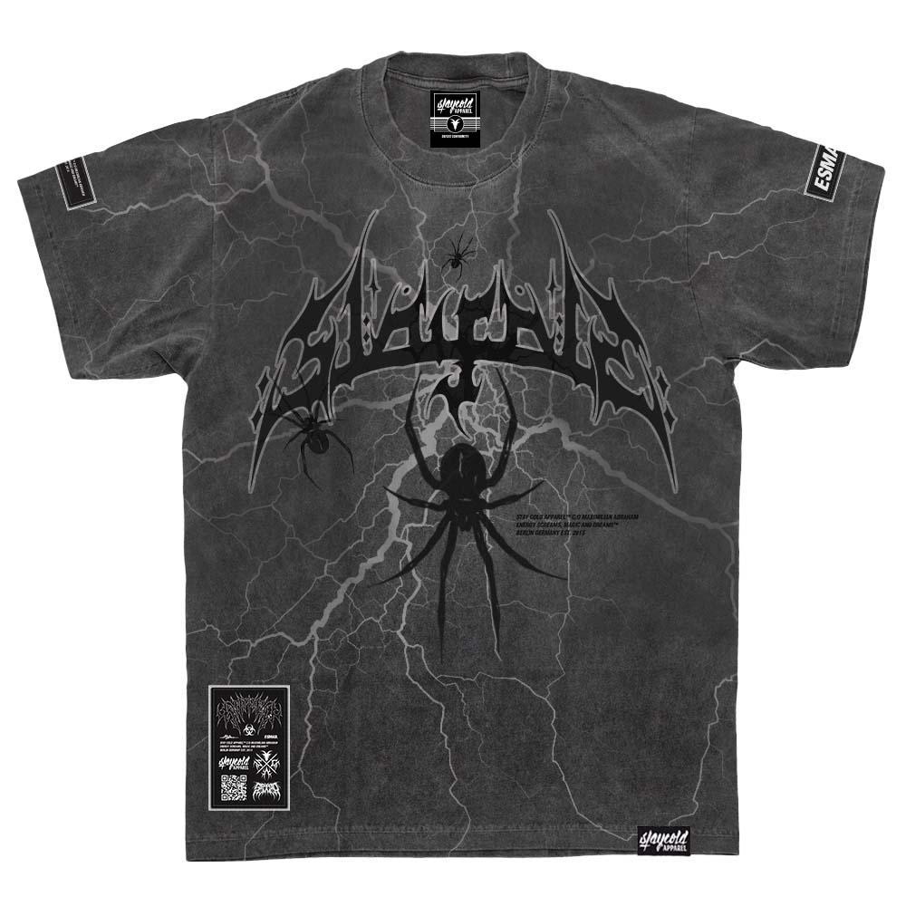 Blackout  - Heavy Oversized T-Shirt (Acid Washed) 250GSM