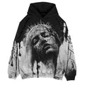 Duskbound (Black Grey) - Oversized Hoodie (350GSM)