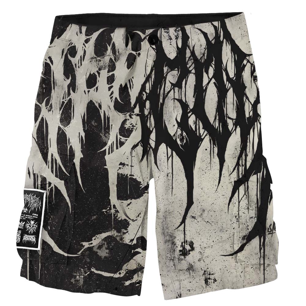 Grimfall (Half Half) - Cargo Shorts (260GSM)
