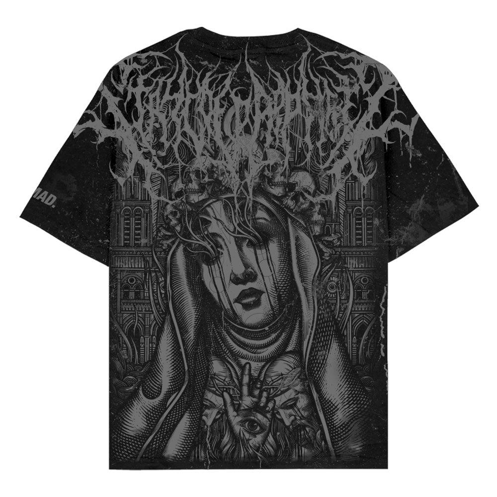 Marrow of Eden (Black) - Oversized T-Shirt (200GSM)