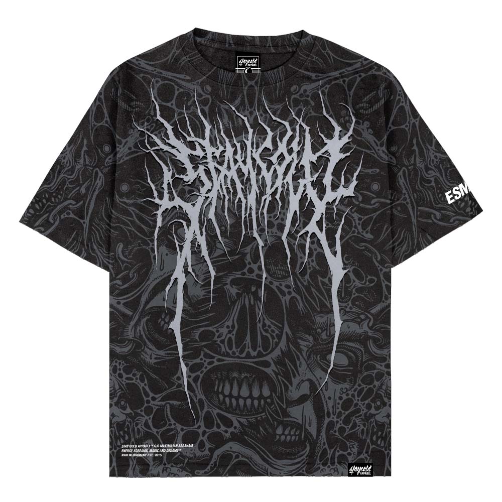 The Hollow Blaze (Allover) - Oversized T-Shirt (200GSM)