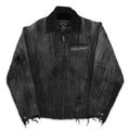 Black Anvil (Dark Grey) - Distressed Denim Jacket (380GSM)