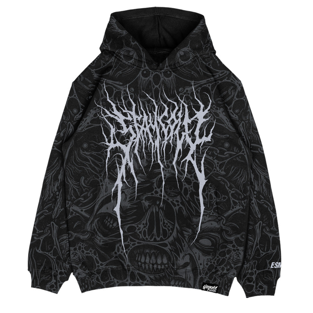 The Hollow Blaze (Allover) - Oversized Hoodie (350GSM)