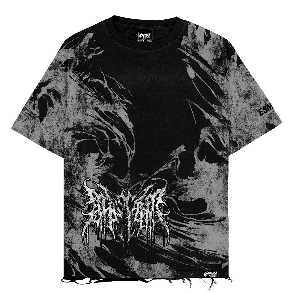 Bloodfire (Grey) - Oversized T-Shirt (200GSM)