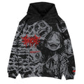 Grinfrost (Black) - Oversized Hoodie (350GSM)