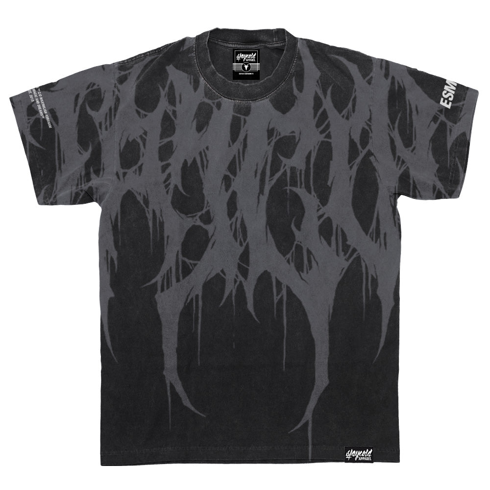 Grimfall (Acid Washed) - Heavy Oversized T-Shirt (250GSM)