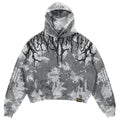 Reign Of Blood (Light Grey) - Heavy Oversized Hoodie (400GSM)