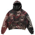 Tears of God (Black) - Heavy Oversized Hoodie (400GSM)
