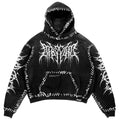 Void Woven - Heavy Oversized Hoodie (Black) 400GSM