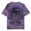 All Seeing Eye (Purple) - Oversized T-Shirt (200GSM)