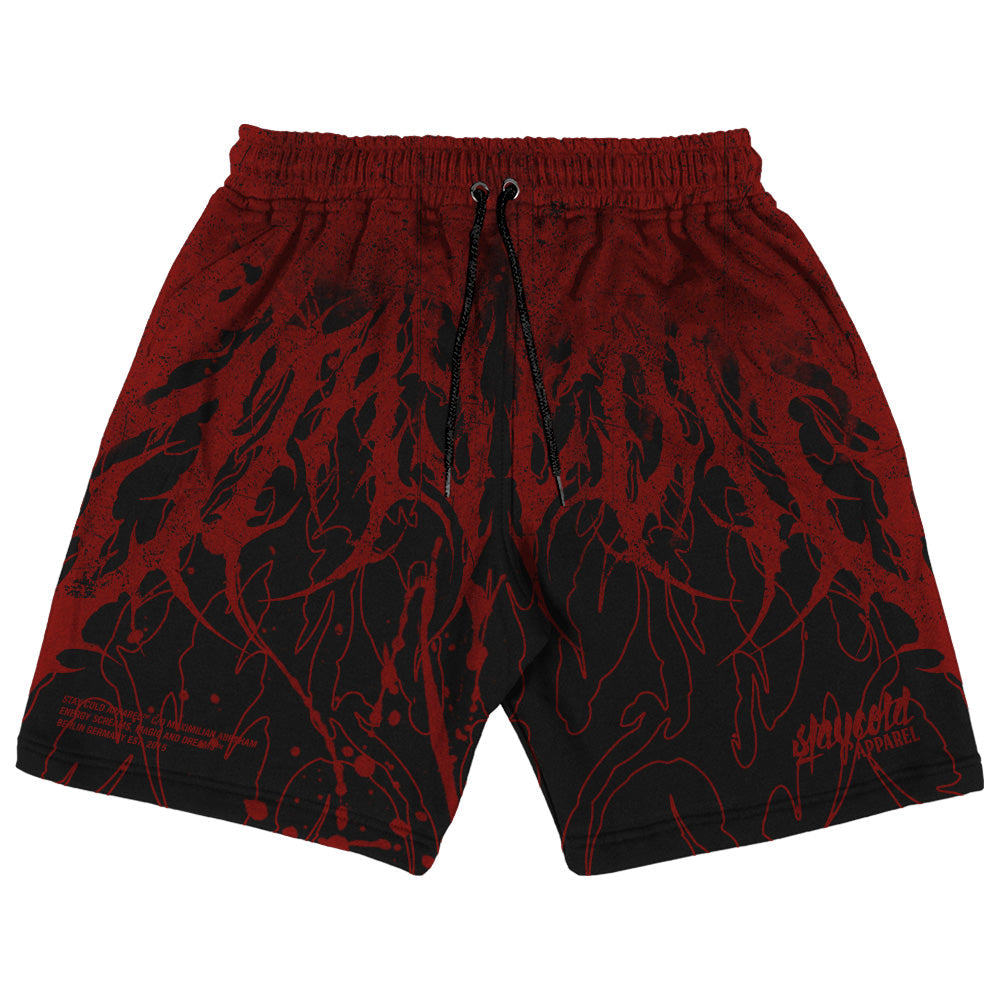 Bloodspawn (Rusty Red) - Prime Shorts (350GSM)