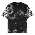 Black Spine (Black) - Oversized T-Shirt (200GSM)