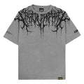 Reign Of Blood (Grey) - Oversized T-Shirt (200GSM)