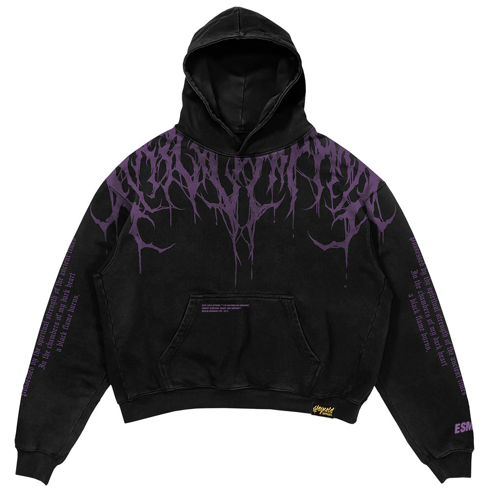 Reign Of Blood (Dark Purple) - Heavy Oversized Hoodie (400GSM)