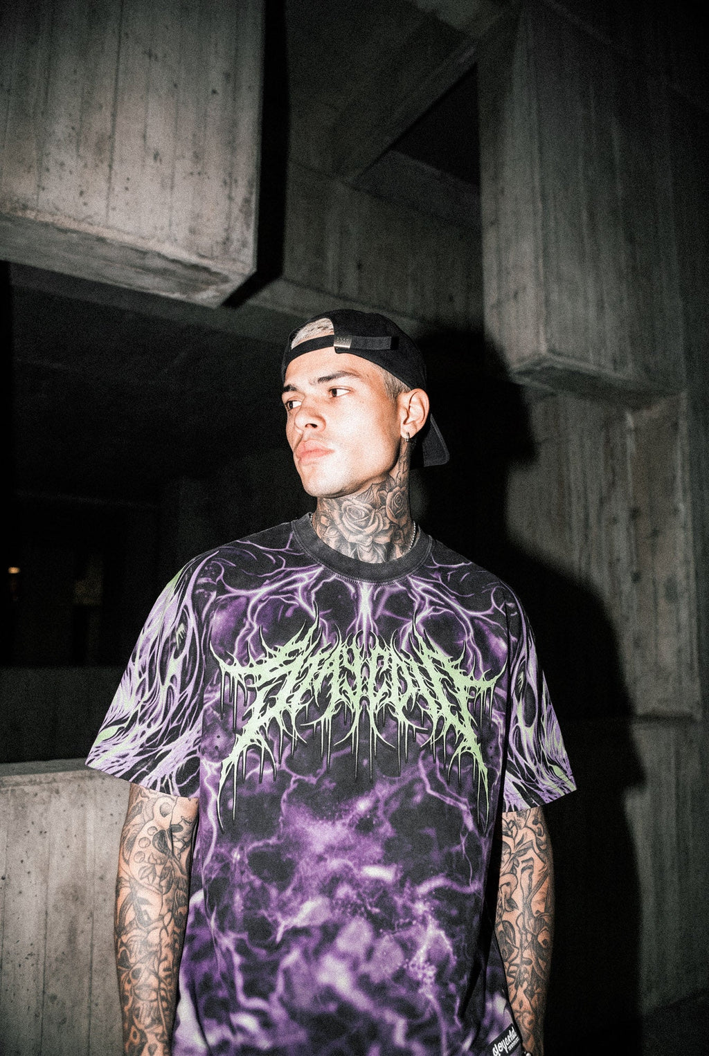 Alphawolf (Allover) - Heavy Oversized T-Shirt (250GSM)