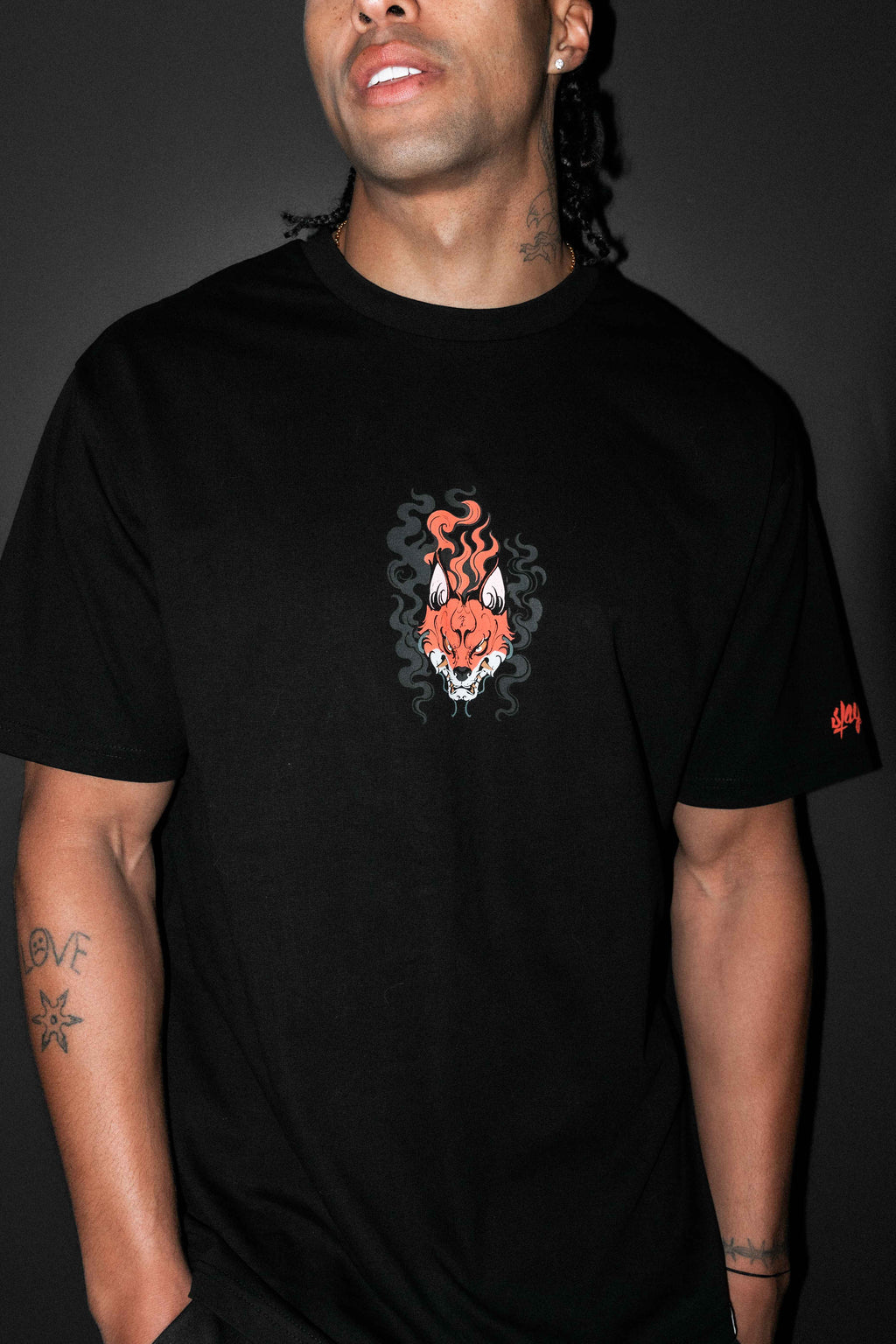 Ash Hunter (Black) - Regular T-Shirt (200GSM)