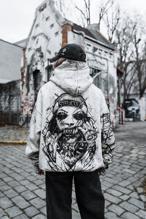 Attitude (Sand) - Oversized Hoodie (350GSM)