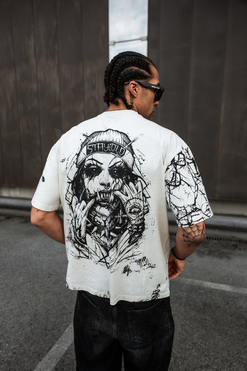 Attitude (Dirty Sand) - Oversized T-Shirt (200GSM)