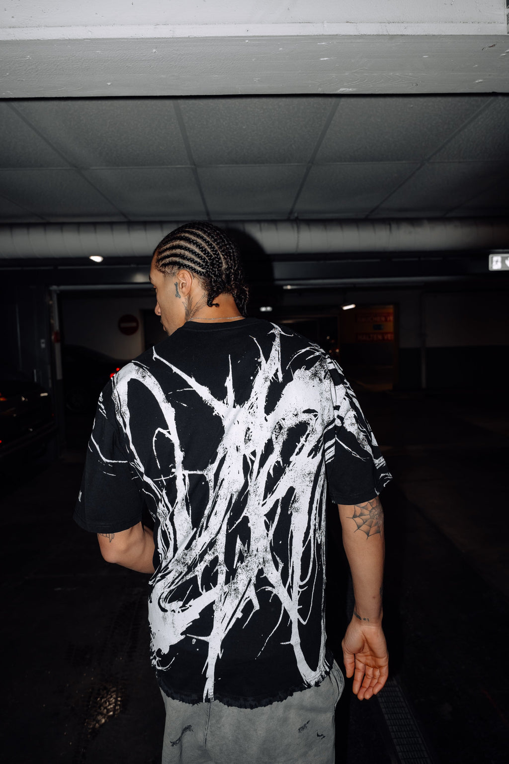 Black Flood (Black) - Oversized T-Shirt (200GSM)