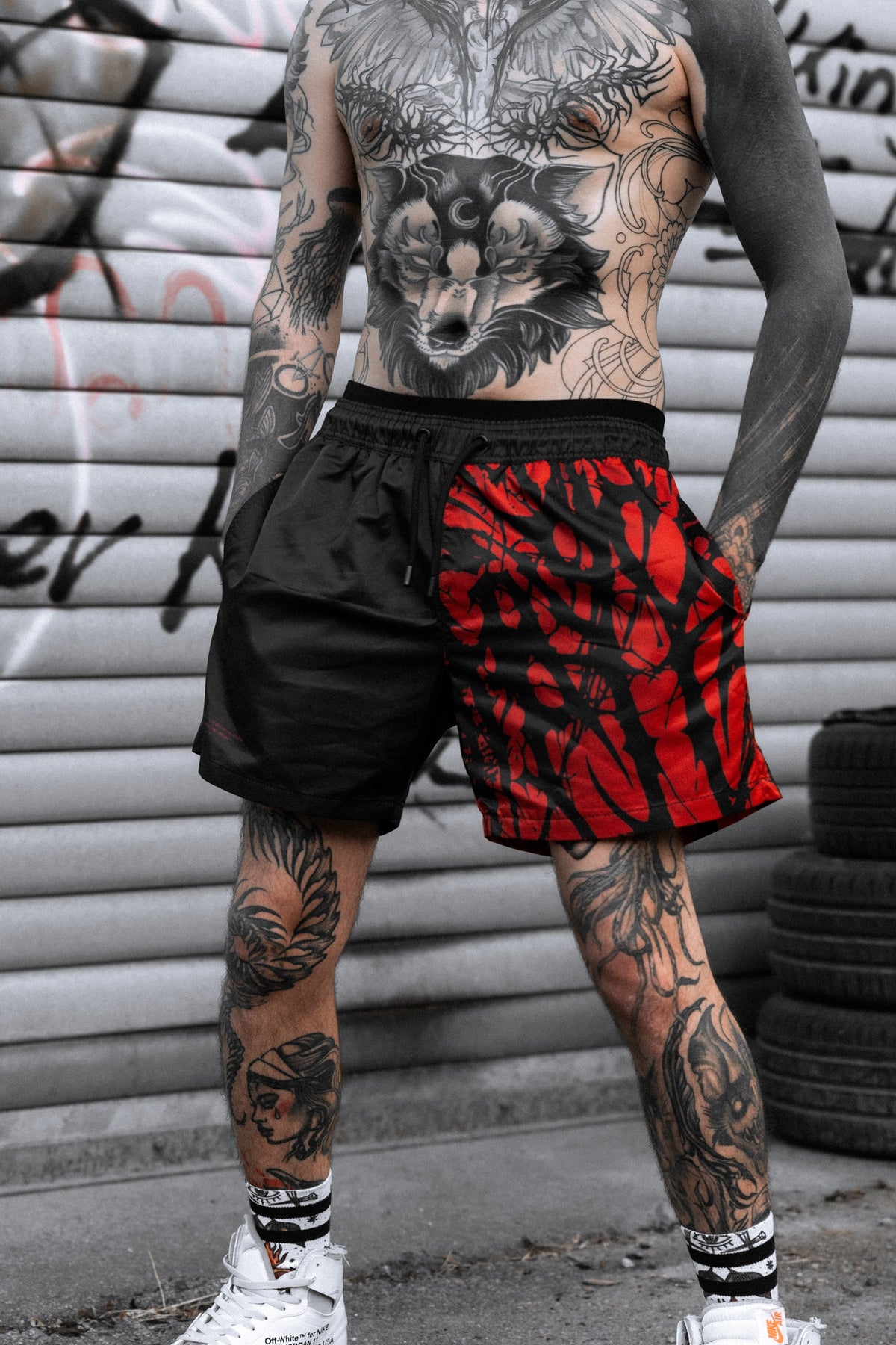 Black Omen (Black) - Swim Shorts