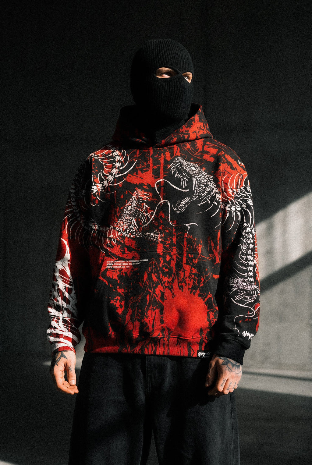 Black Spine (Bloodshed) - Oversized Hoodie (350GSM)