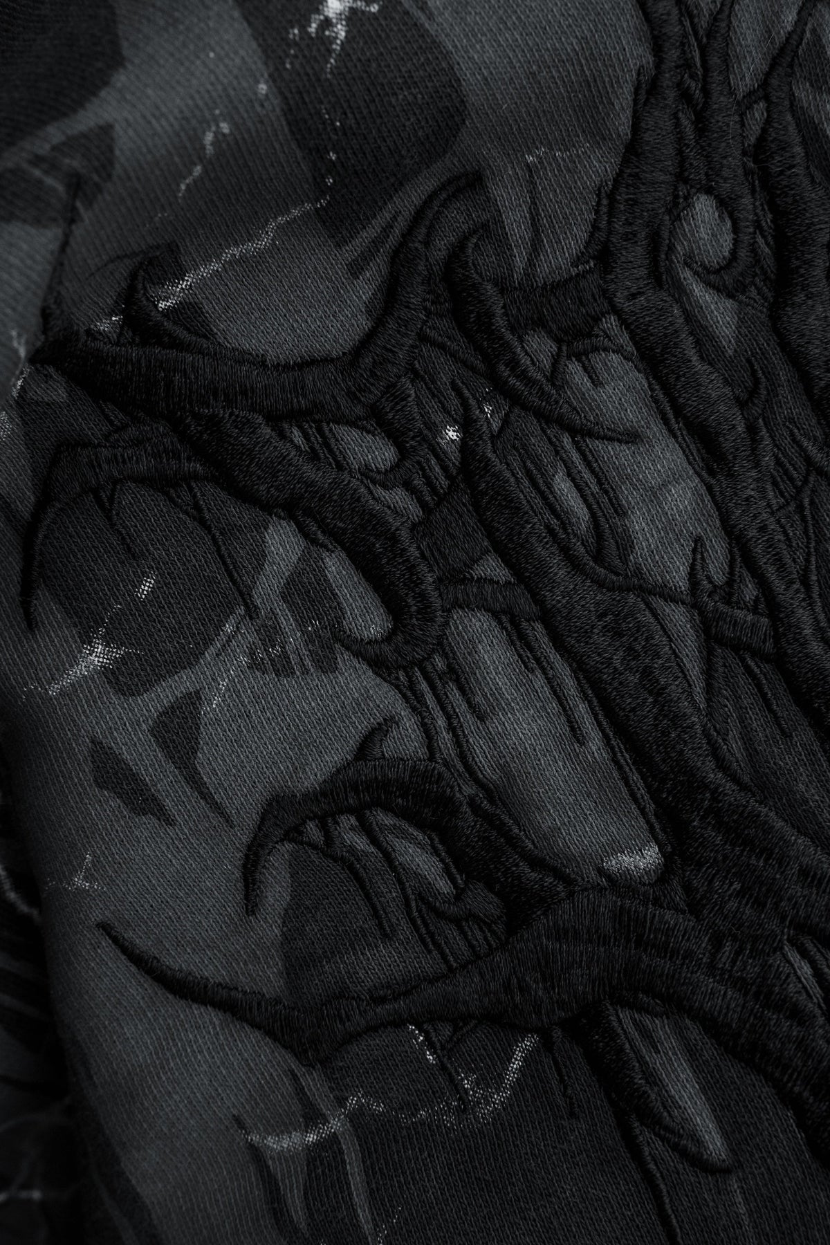 Bloodshot - Heavy Oversized Hoodie (Black Acid) 400GSM