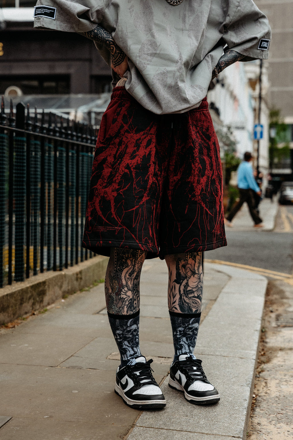 Bloodspawn (Rusty Red) - Prime Shorts (350GSM)