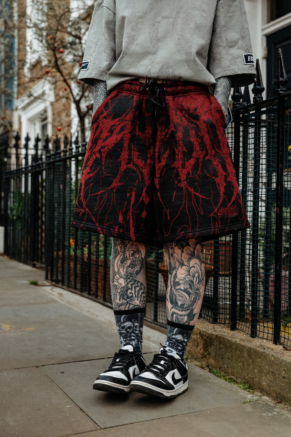 Bloodspawn (Rusty Red) - Prime Shorts (350GSM)