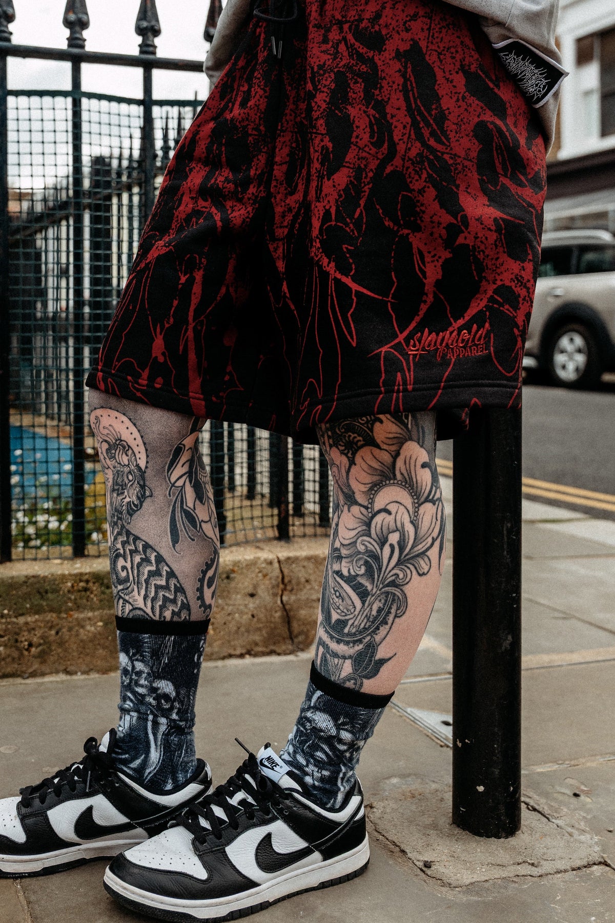 Bloodspawn (Rusty Red) - Prime Shorts (350GSM)