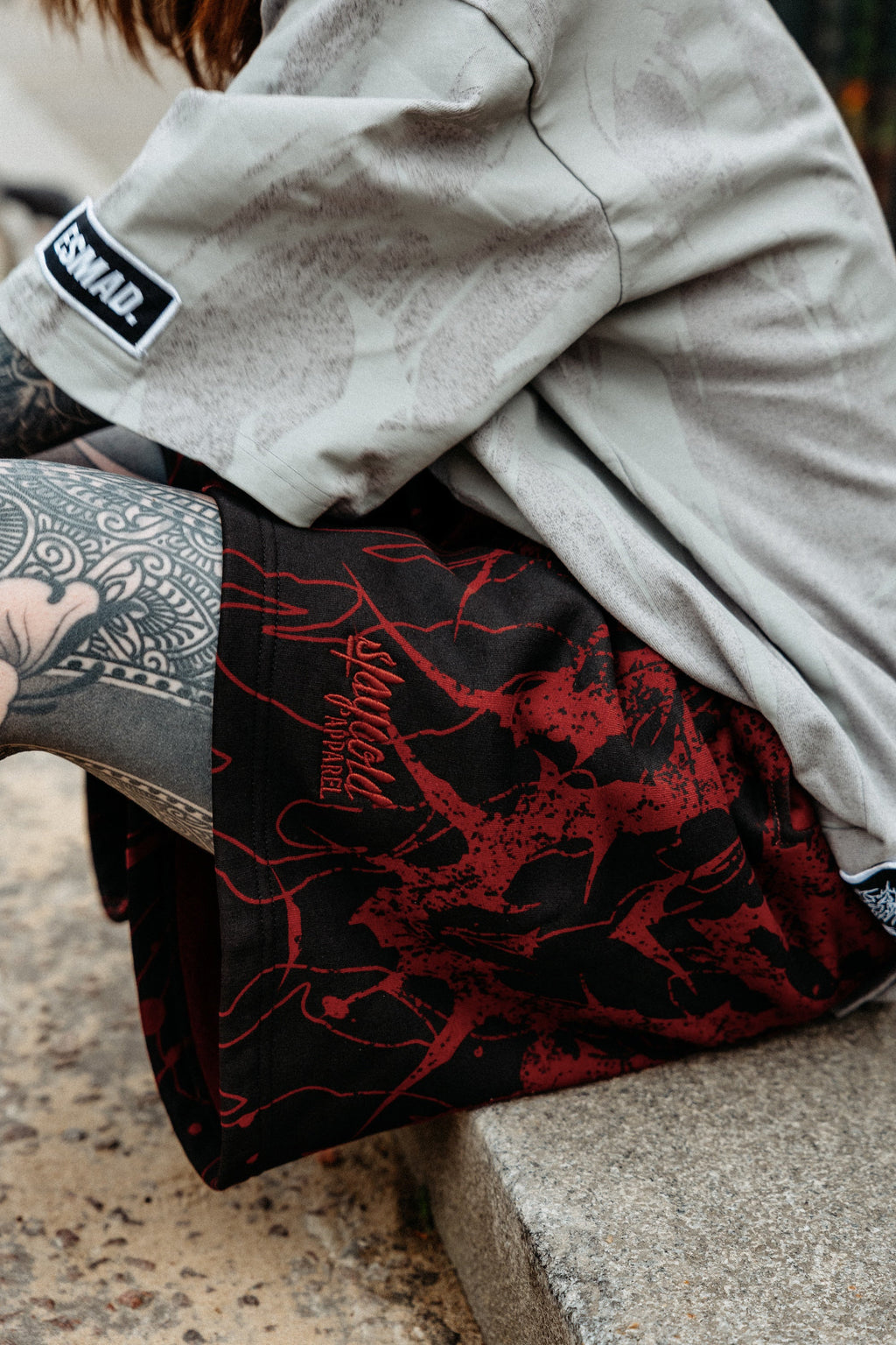 Bloodspawn (Rusty Red) - Prime Shorts (350GSM)