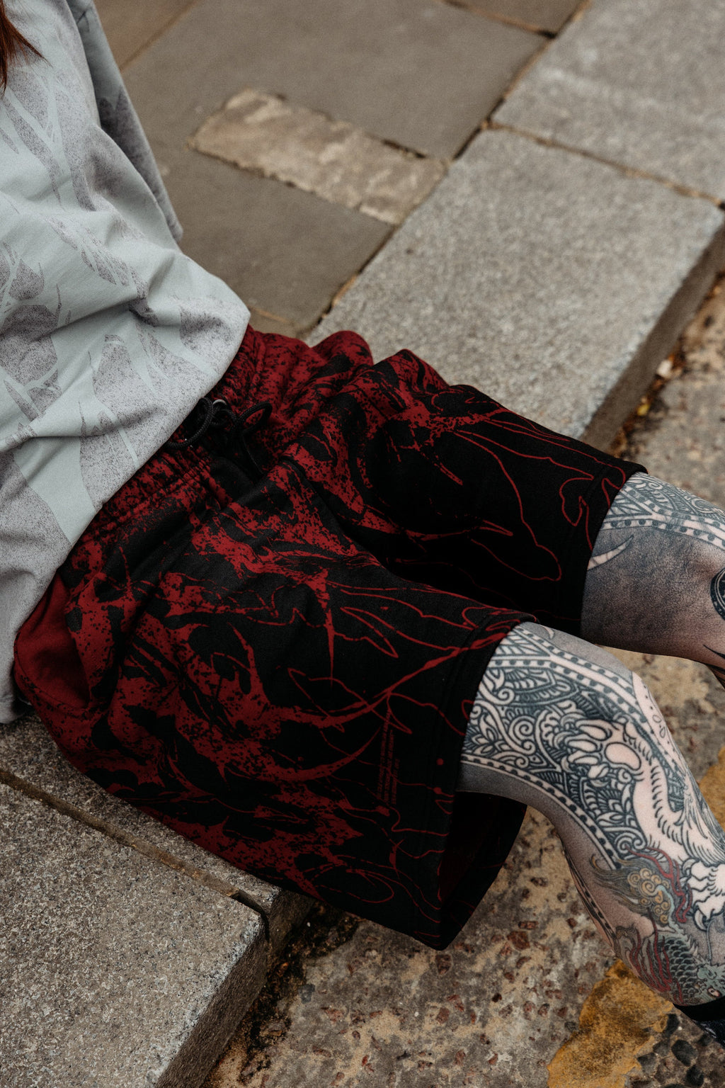 Bloodspawn (Rusty Red) - Prime Shorts (350GSM)