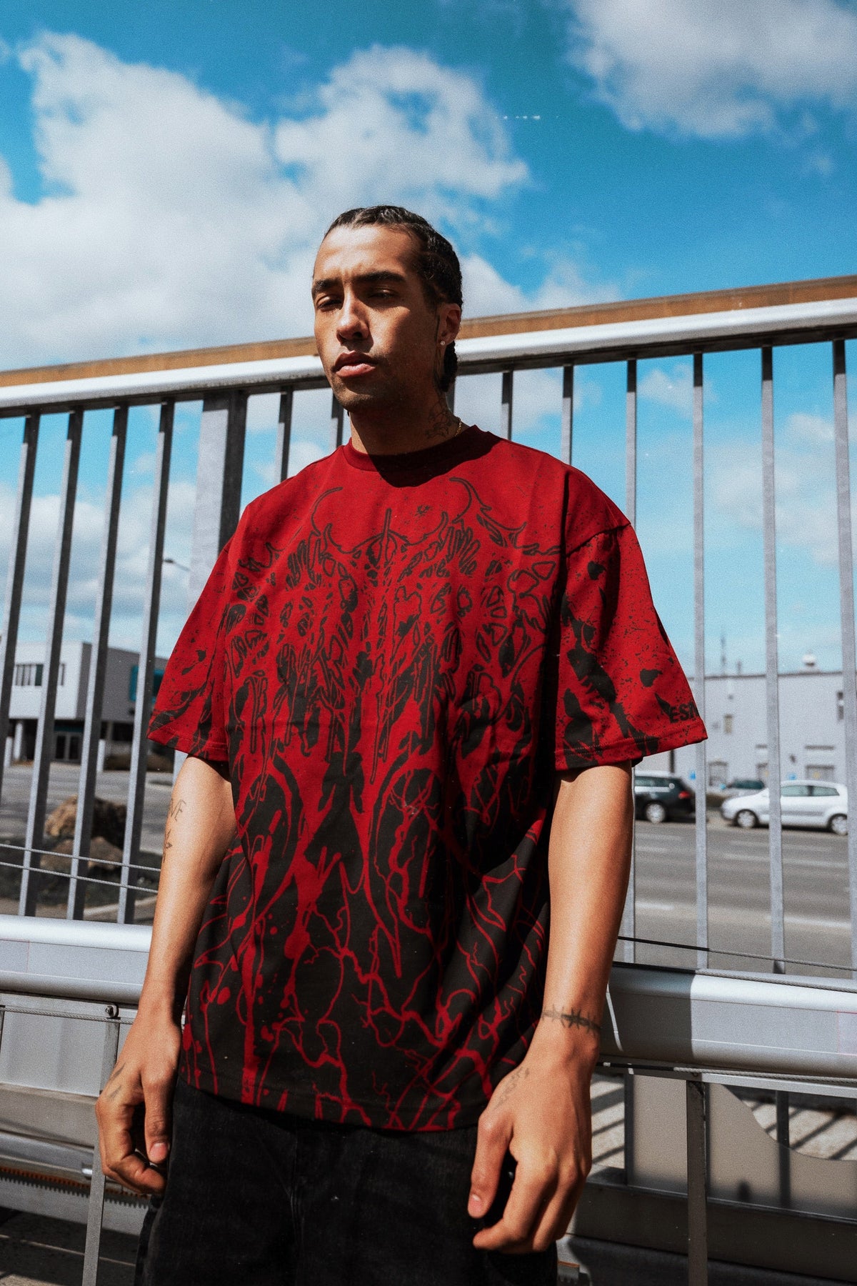 Bloodspawn (Rusty Red) - Oversized T-Shirt (200GSM)