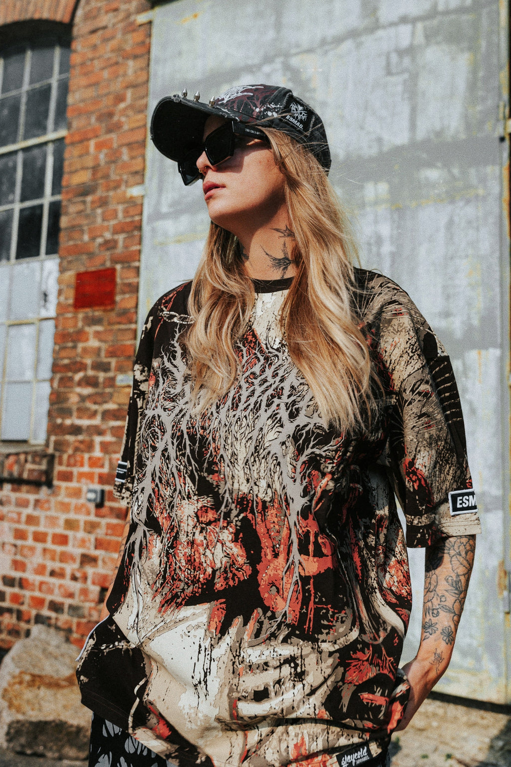 Bloodstained (Custom) - Heavy Oversized T-Shirt (250GSM)