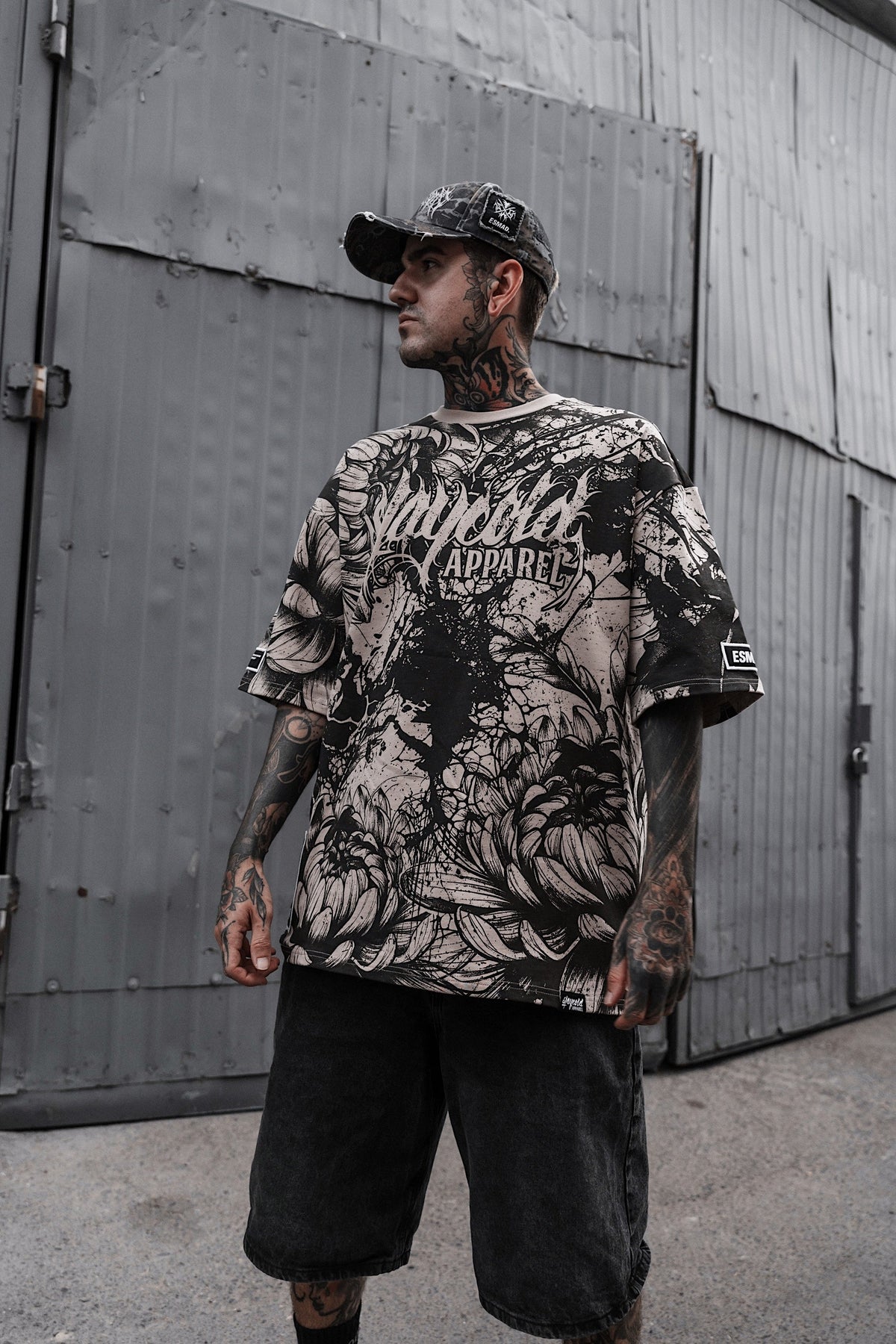 Bloomwound (Allover) - Heavy Oversized T-Shirt (250GSM)