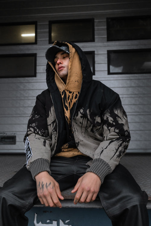 Bone Forge (Half Half) - Workwear Jacket (350GSM)