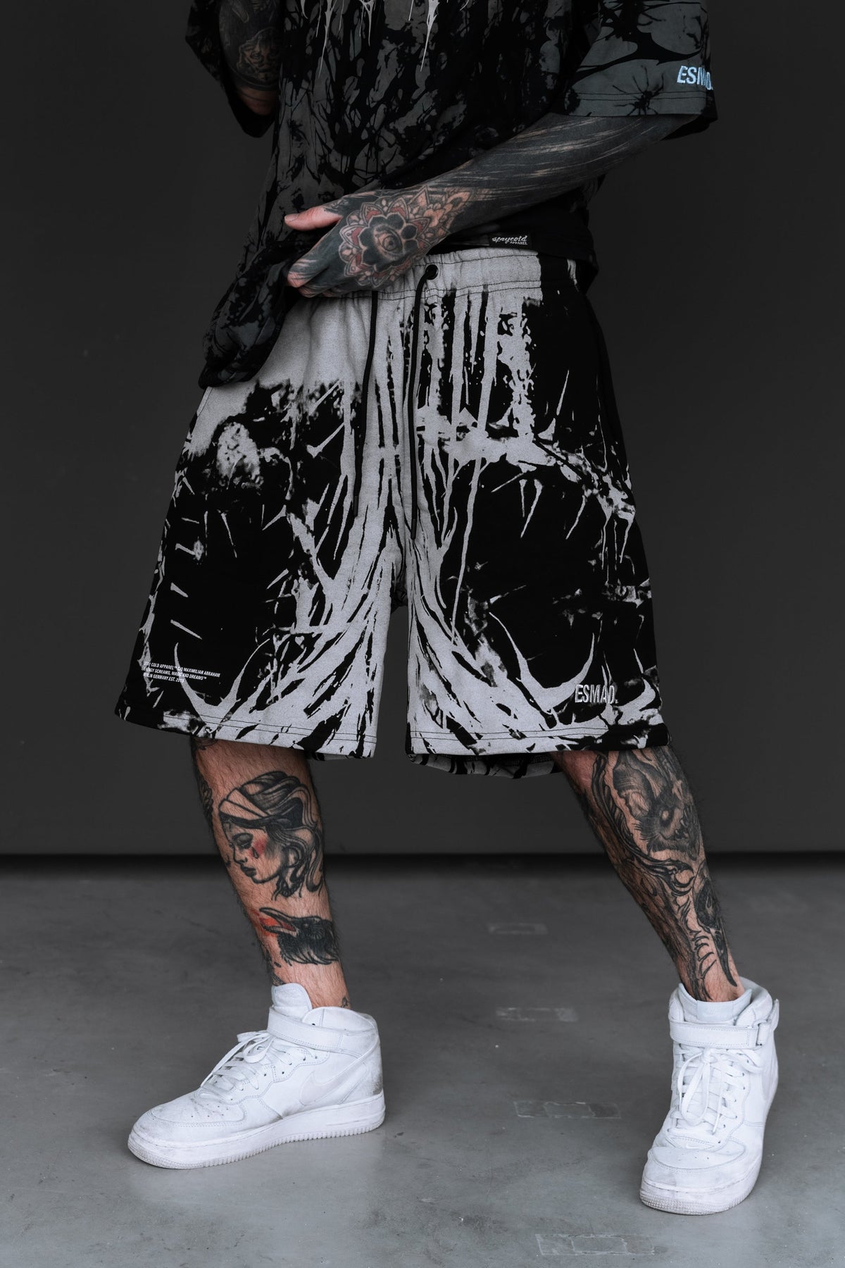 Boneflow (Grey) - Prime Shorts (350GSM)