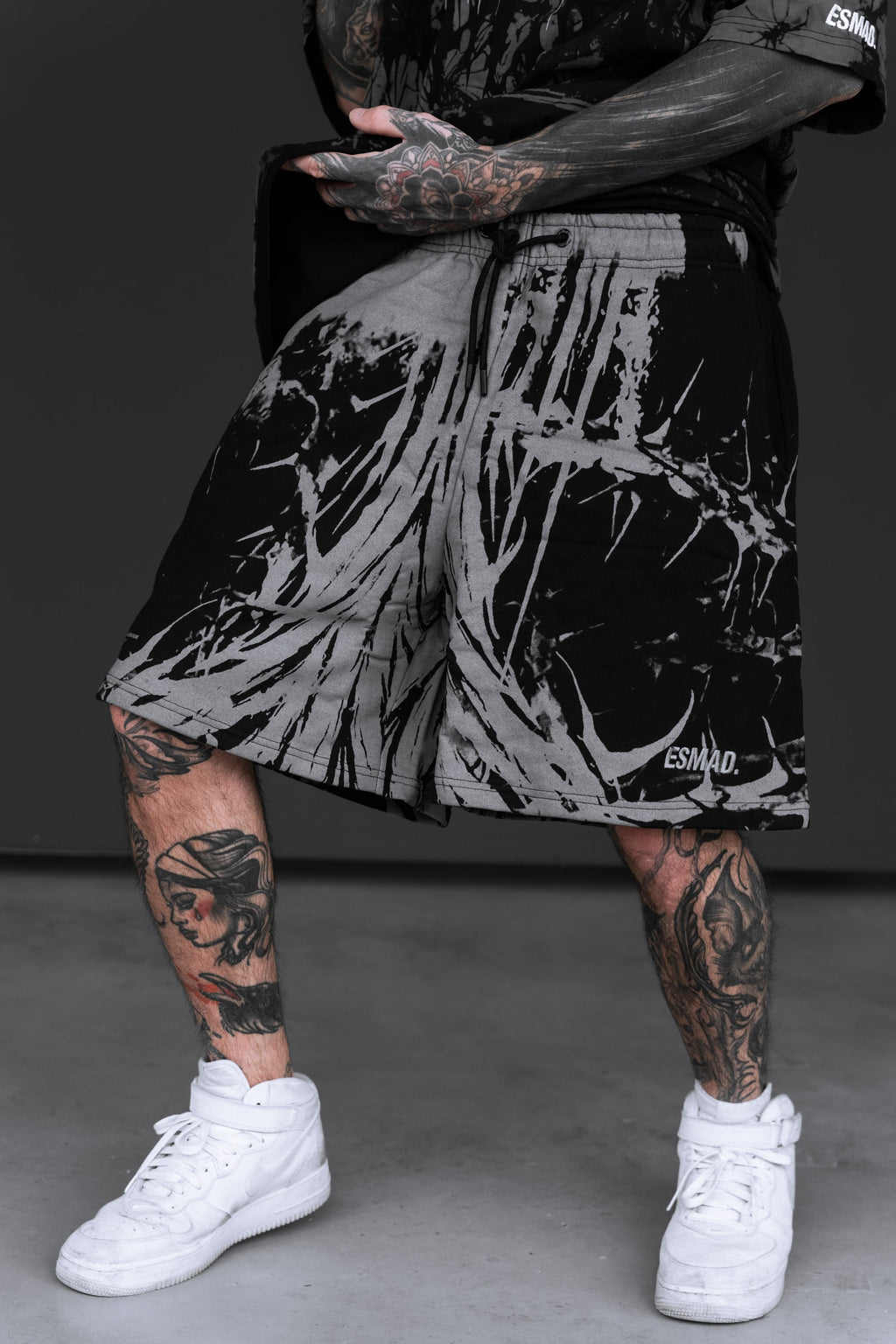 Boneflow (Grey) - Prime Shorts (350GSM)