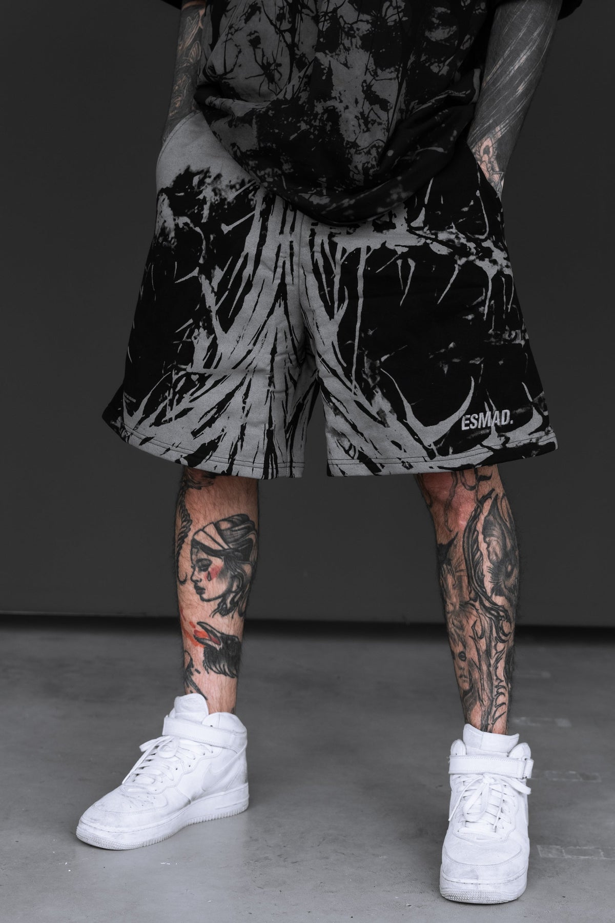Boneflow (Grey) - Prime Shorts (350GSM)