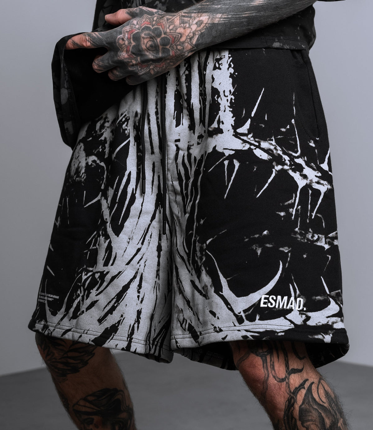Boneflow (Grey) - Prime Shorts (350GSM)