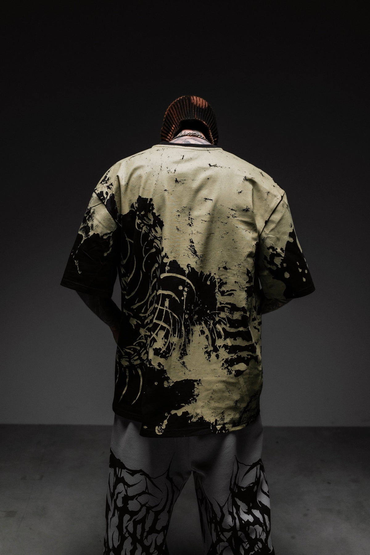 Bonesmoker (Black) - Oversized T-Shirt (200GSM)