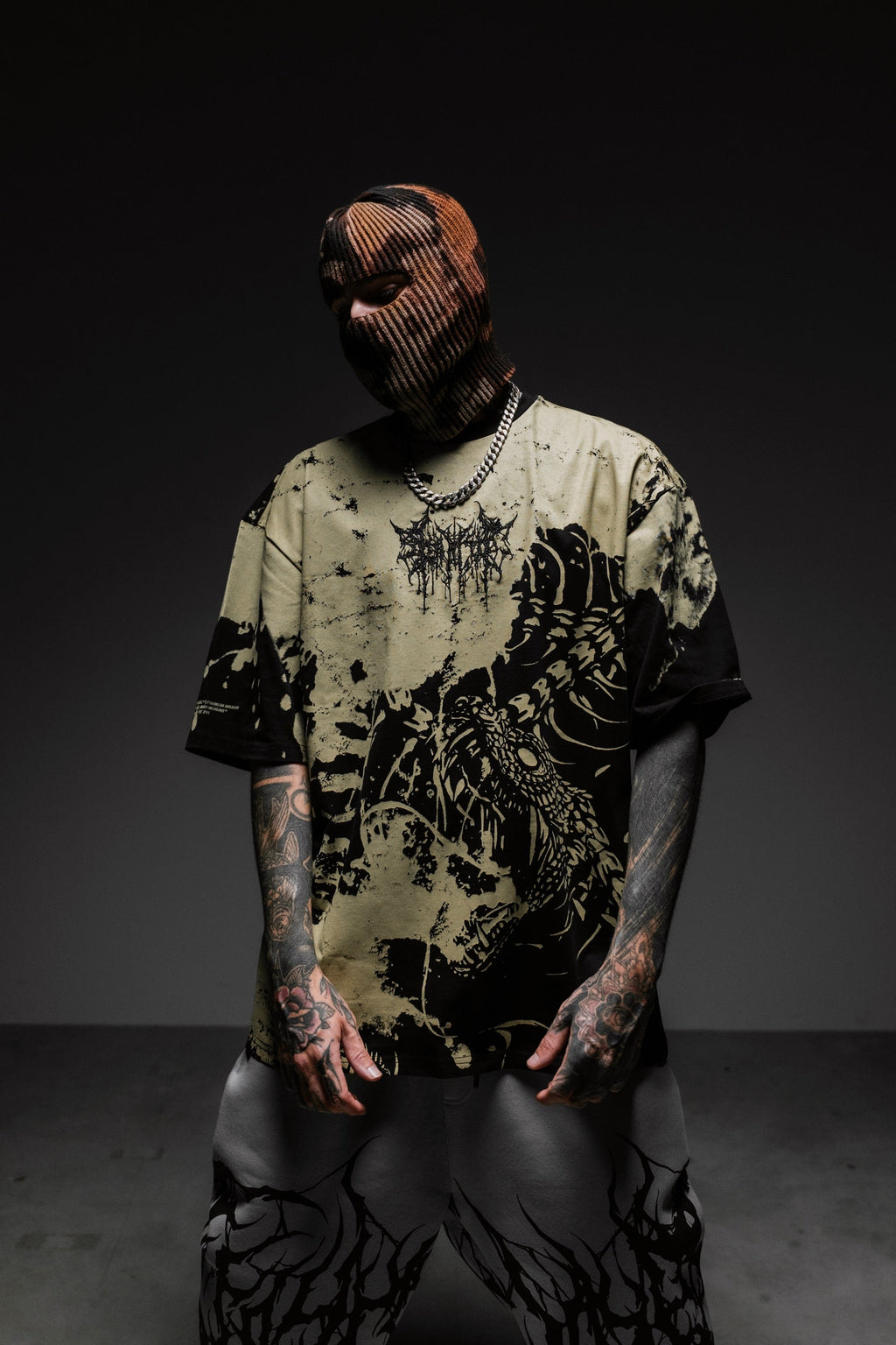 Bonesmoker (Black) - Oversized T-Shirt (200GSM)