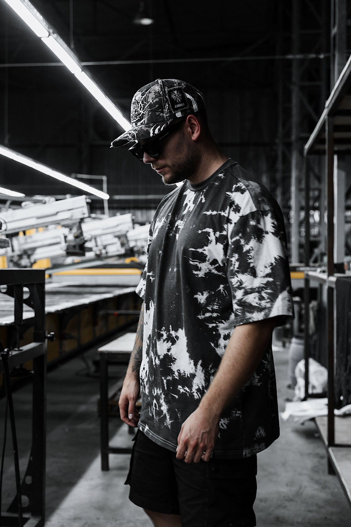 Burn Your Bridges - Oversized T-Shirt (Grey Bleached)
