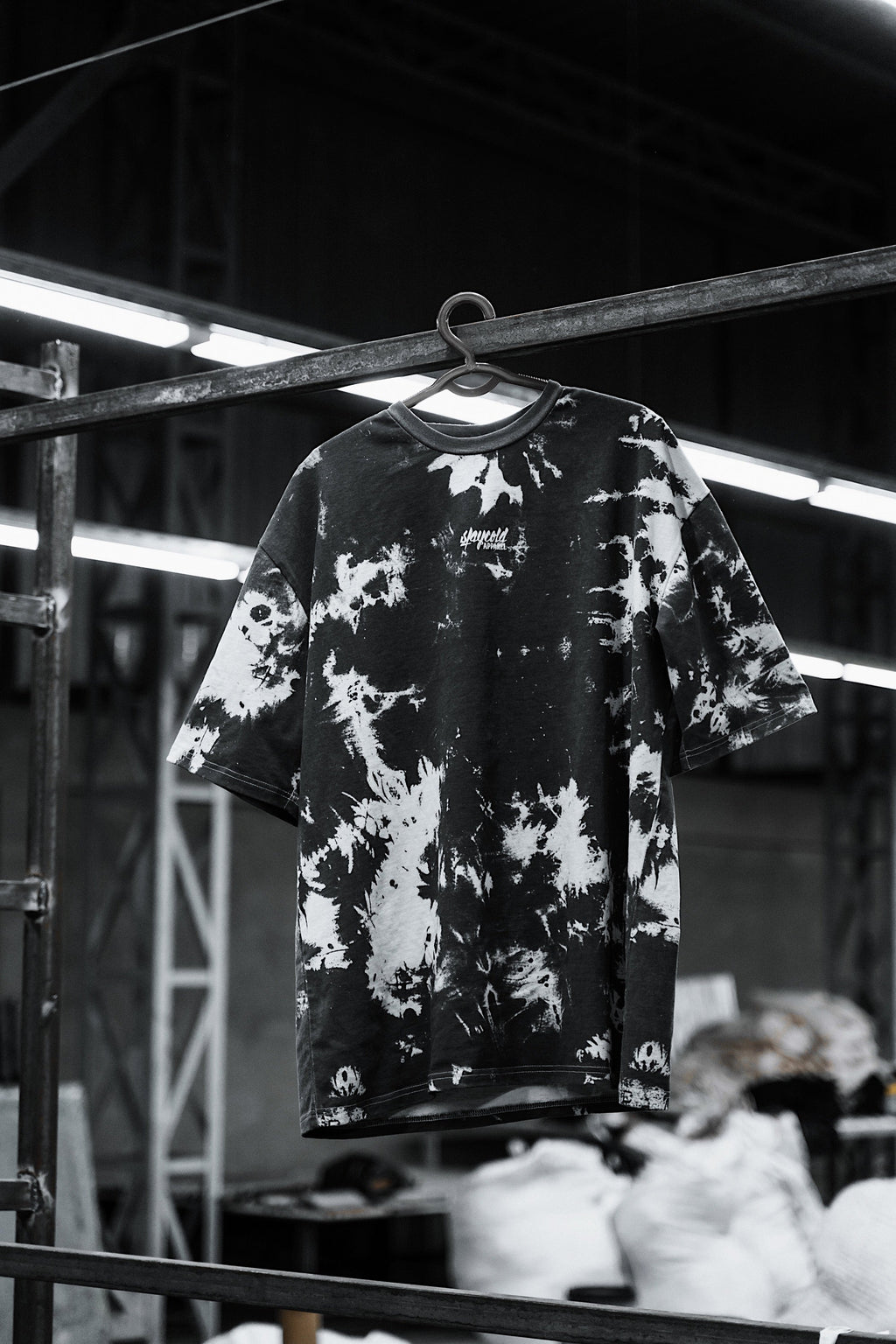 Burn Your Bridges - Oversized T-Shirt (Grey Bleached)