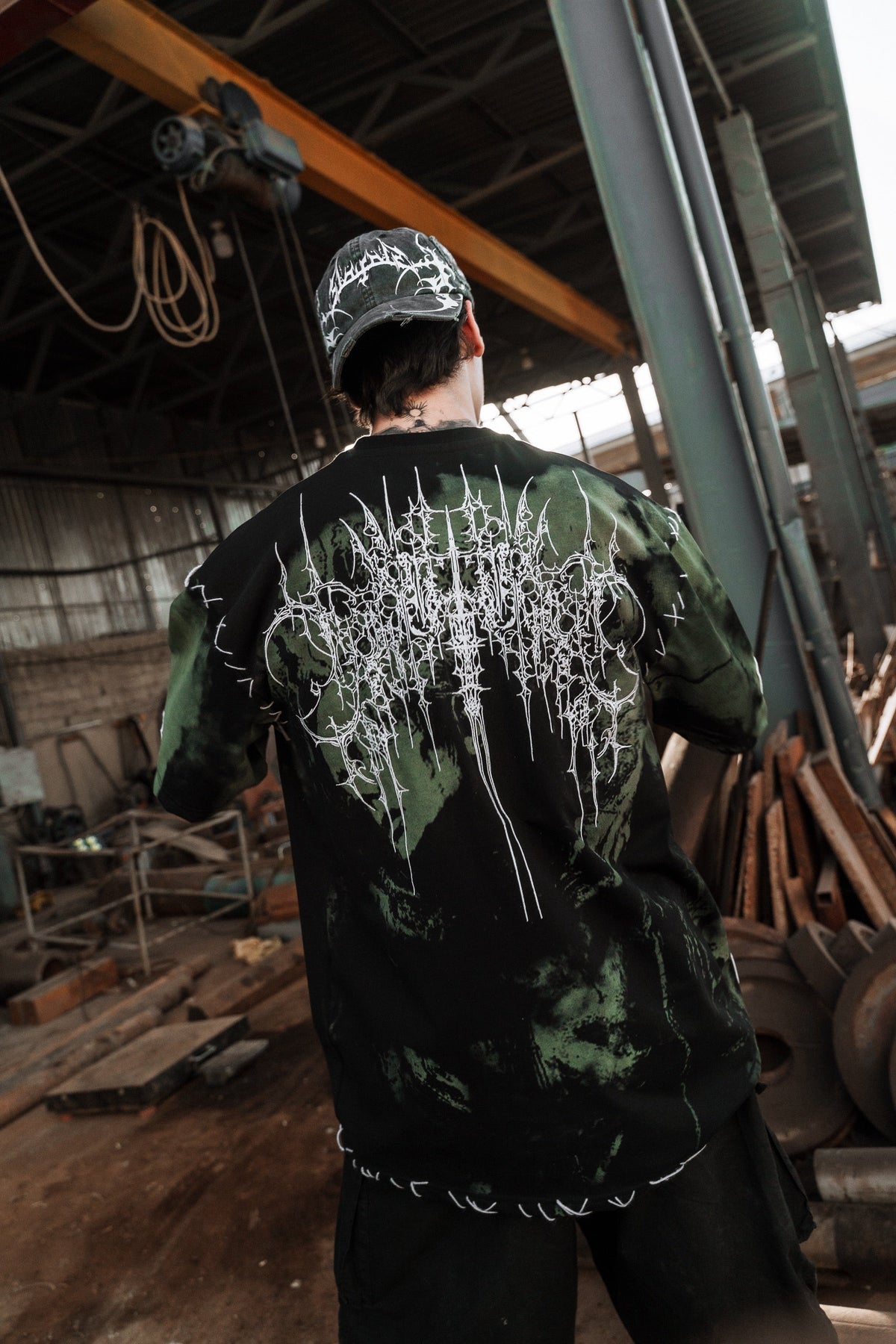 Chamber Of Chaos - Heavy Oversized T-Shirt (Menthol) 250GSM