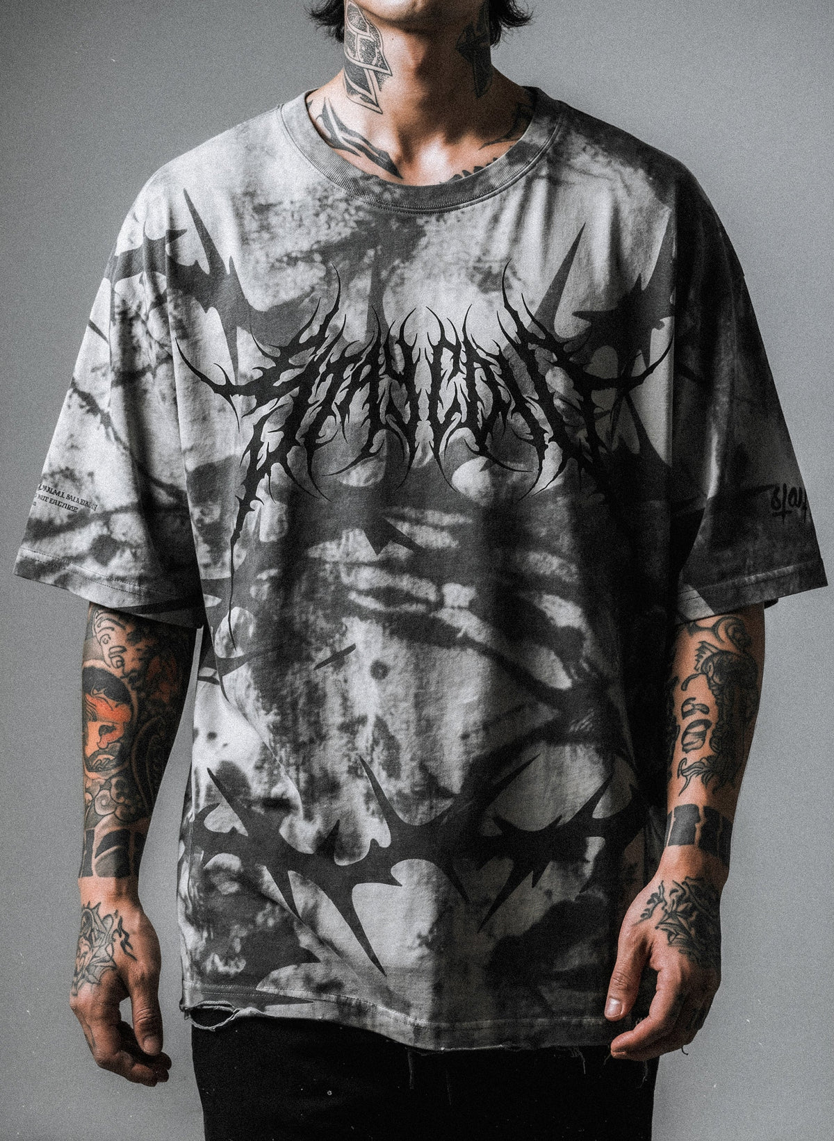 Chrome Fever (Silver) - Oversized T-Shirt (200GSM)
