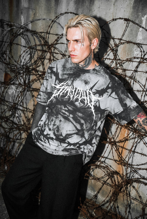 Chrome Fever (Silver) - Oversized T-Shirt (200GSM)