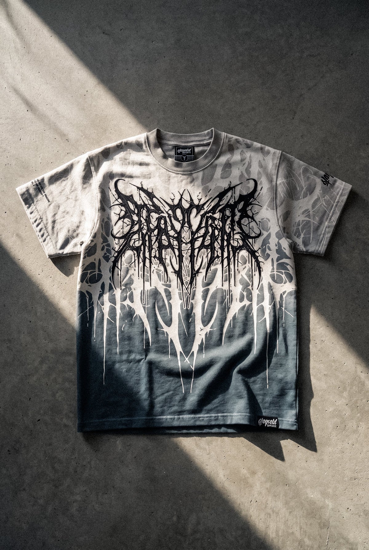 Cold Blooded (Sand Fade) - Oversized T-Shirt (200GSM)