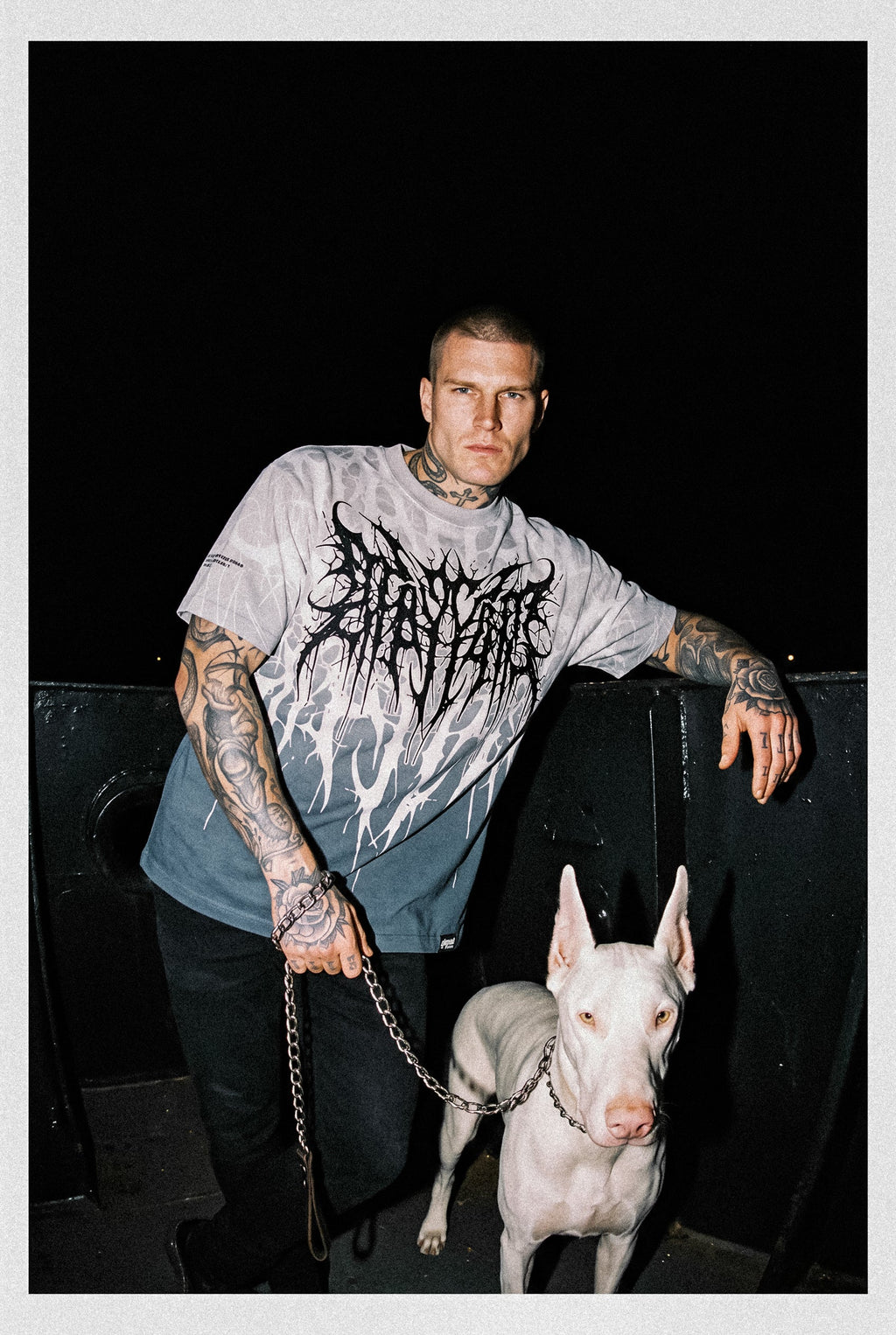Cold Blooded (Sand Fade) - Oversized T-Shirt (200GSM)